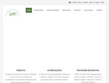 Tablet Screenshot of estanciacantareira.com.br